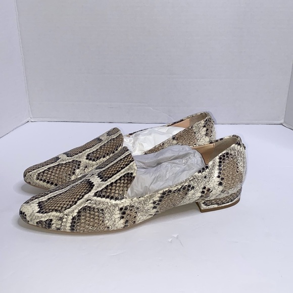 AGL Leather Snakeskin Flats Size US 7.5 EU 38 - Picture 2 of 7